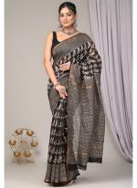 Chanderi Silk Multi Color Traditional Wear Printed Saree